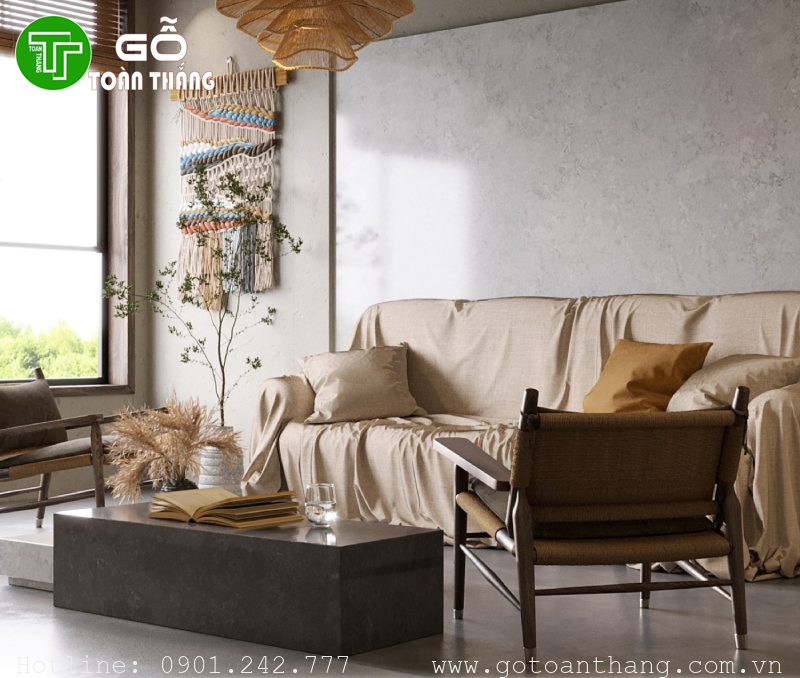 Không gian phối màu theo phong cách Bohemian thể hiện gu thẩm mỹ của gia chủ